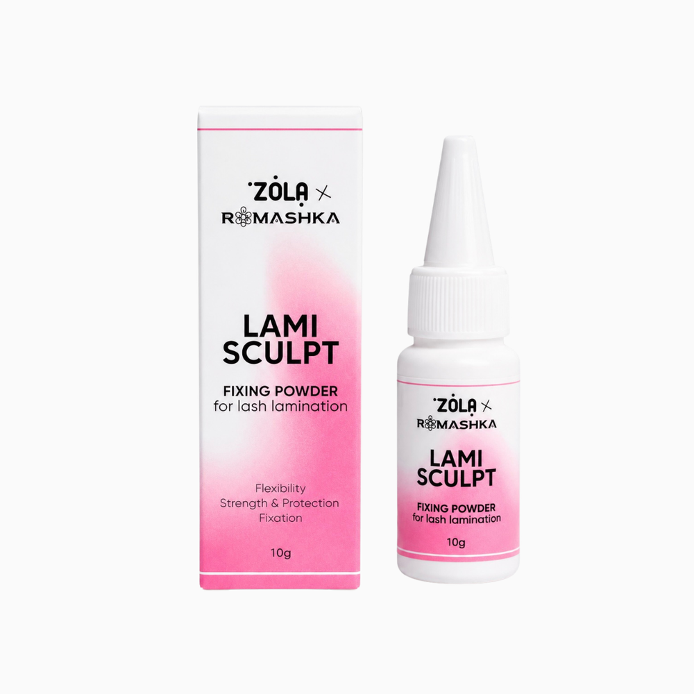 אבקת קיבוע להרמת ריסים LamiSculpt Fixing Powder | ZOLA x Romashka