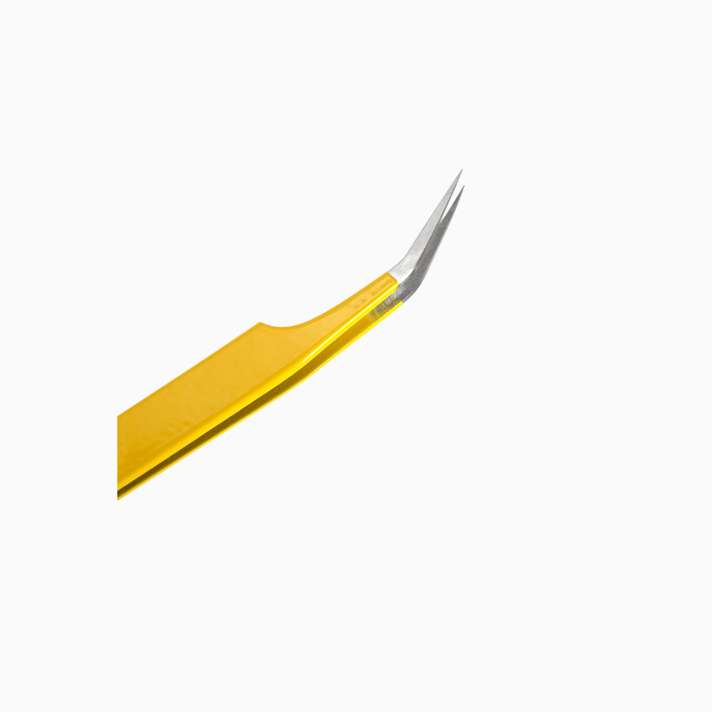 Straight Curved Tweezer | Пинцет прямой изогнутый для наращивания ресниц