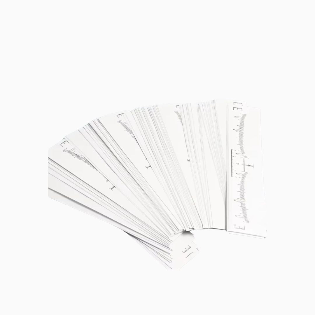 סרגלים חד-פעמיים למיפוי גבות | 25 יחידות