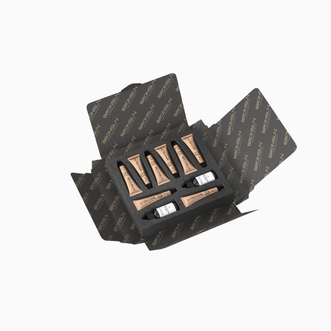 סט צבע ג׳ל לגבות ולריסים עם חמצן