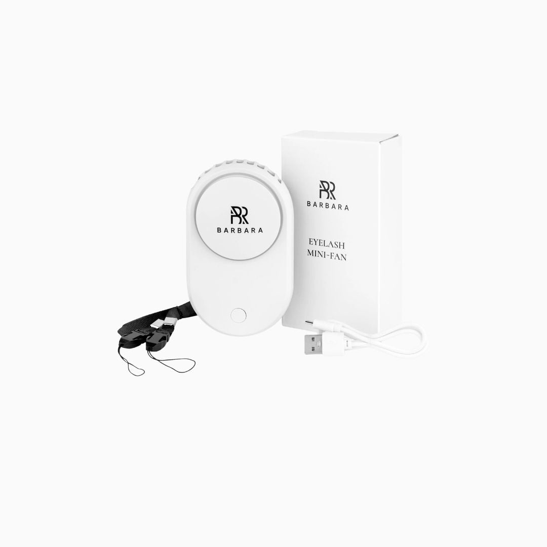 מיני מאוורר לריסים | לבן