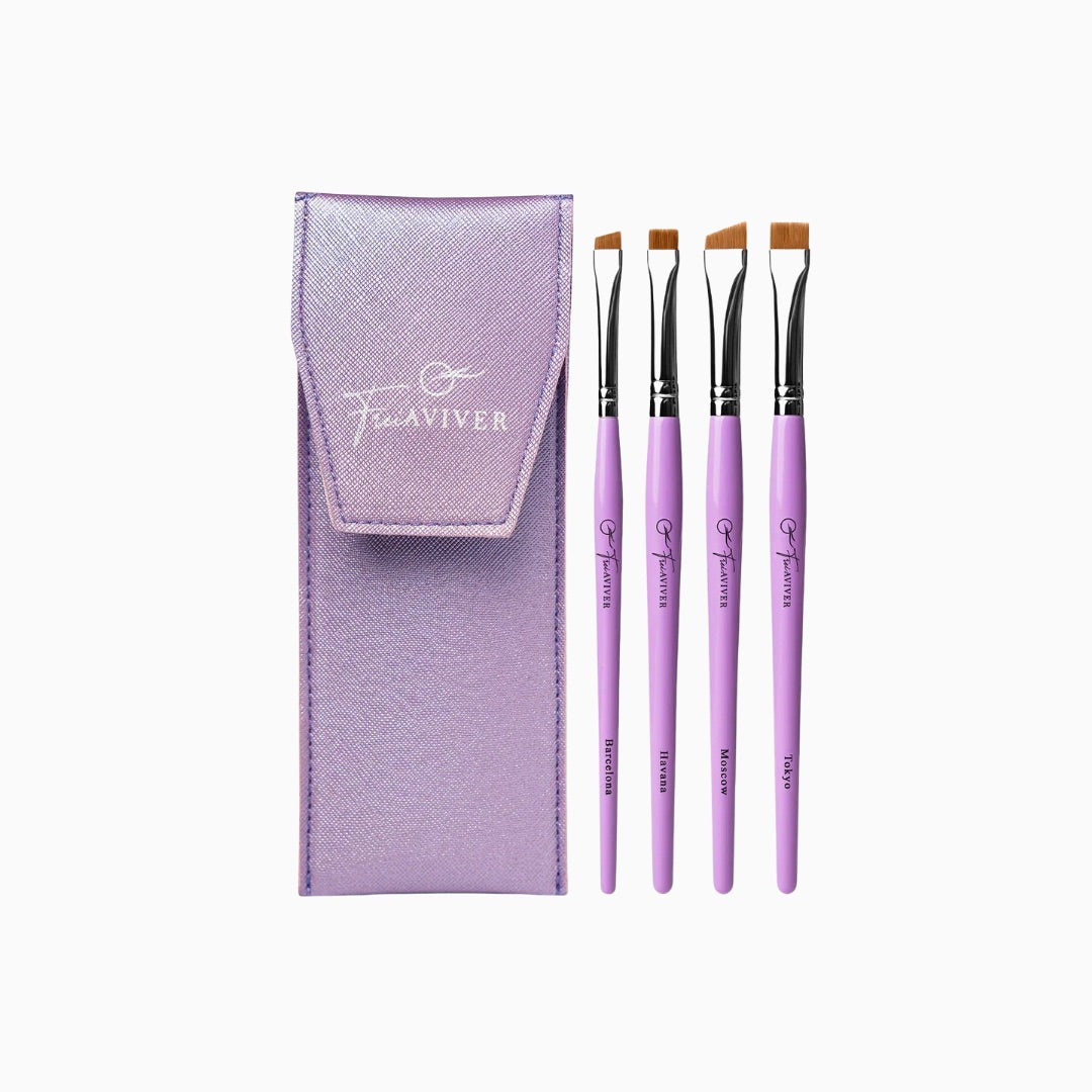 סט מברשות בתיק