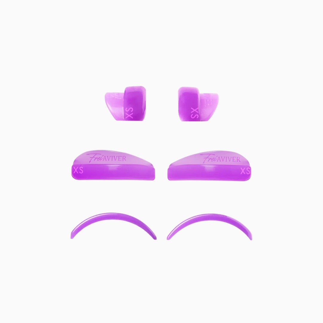 סט סיליקונים מבריקים להרמת ריסים | 4 זוגות