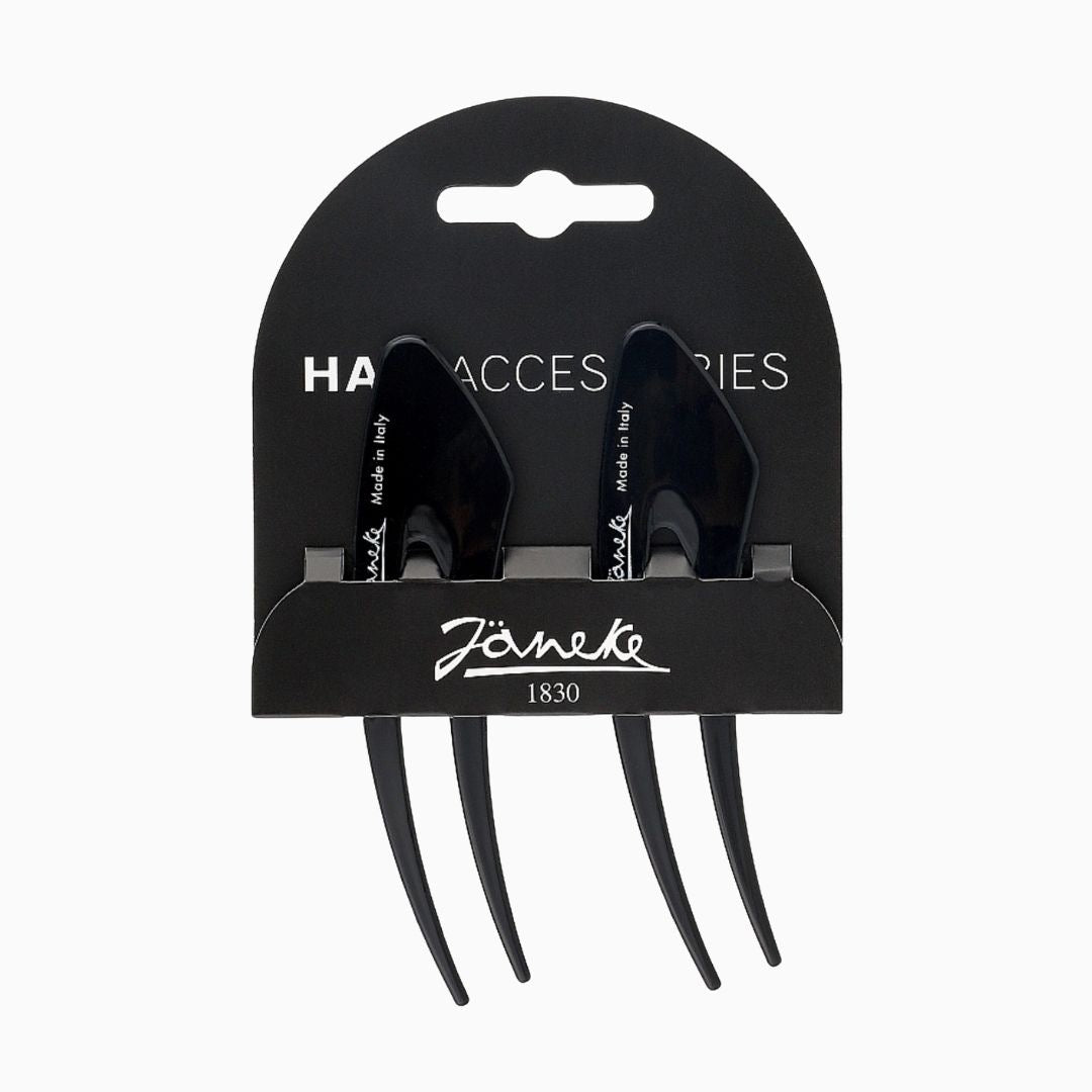 Hair Clips أسود 12.5 سم | مشابك شعر
