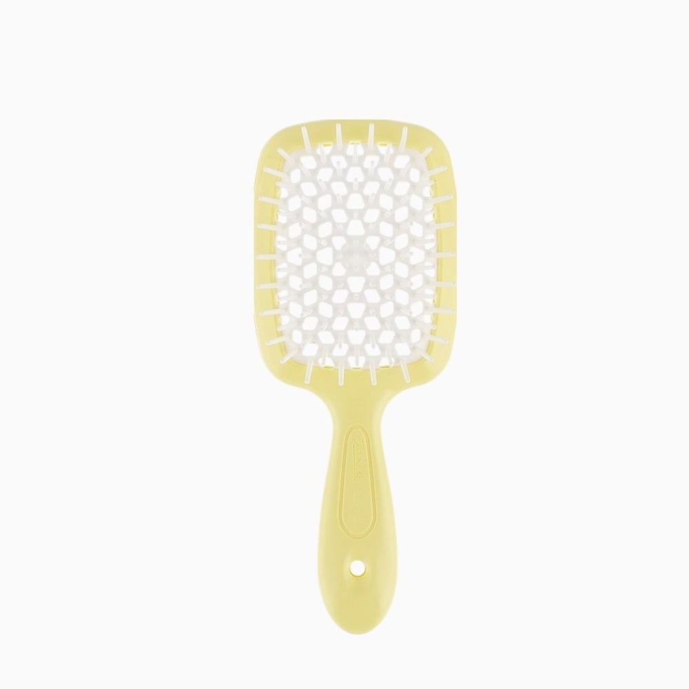 Superbrush Small Yellow With White |  מברשת לשער
