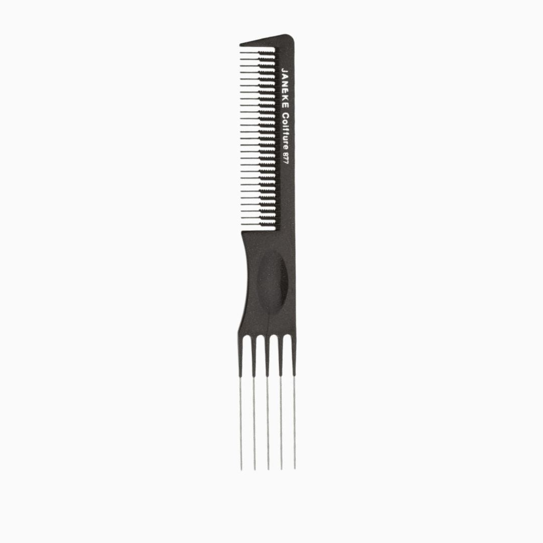 Comb with Metal Pick ס״מ 19.5 | מסרק לשער