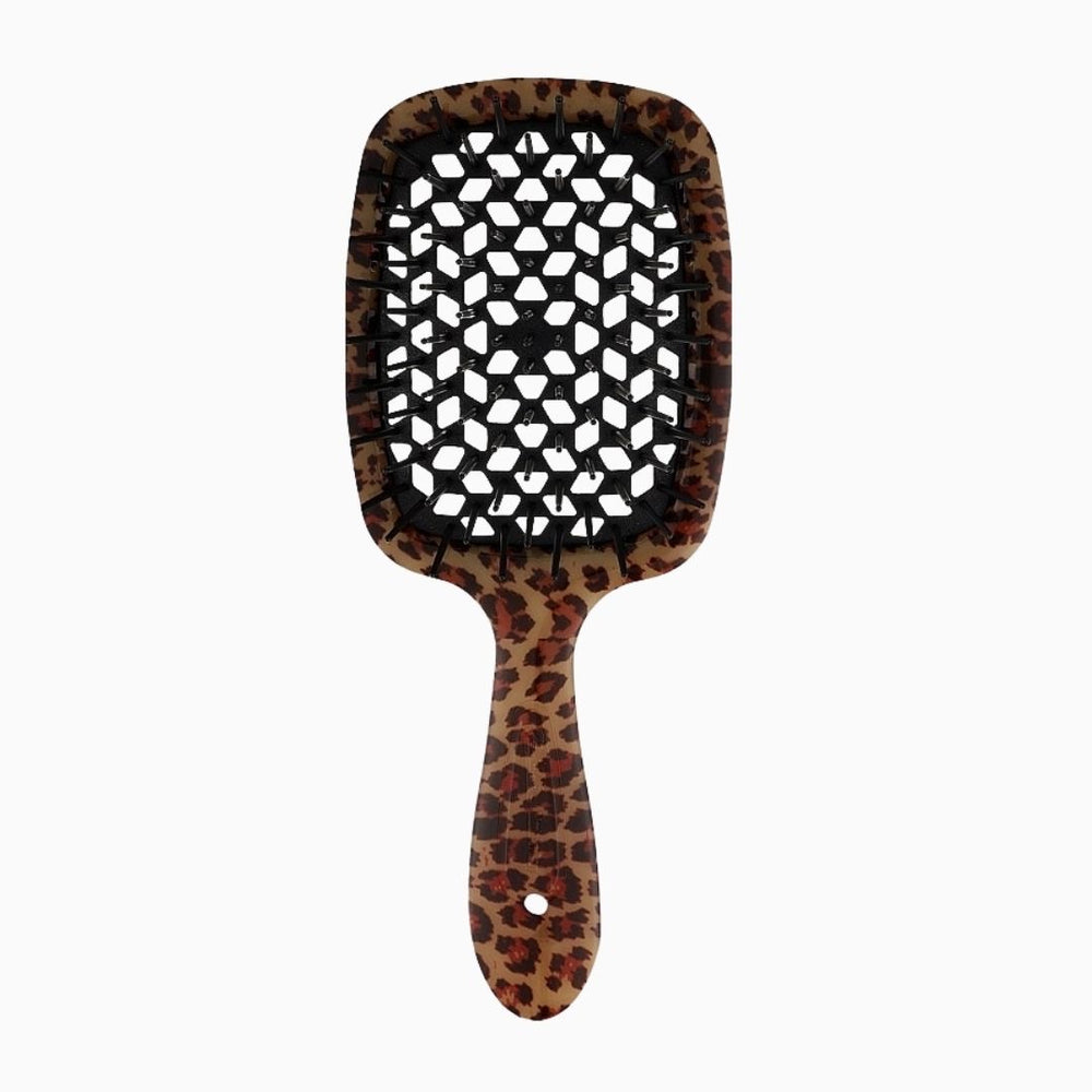 Superbrush Limited leopard With Black | فرشاة شعر