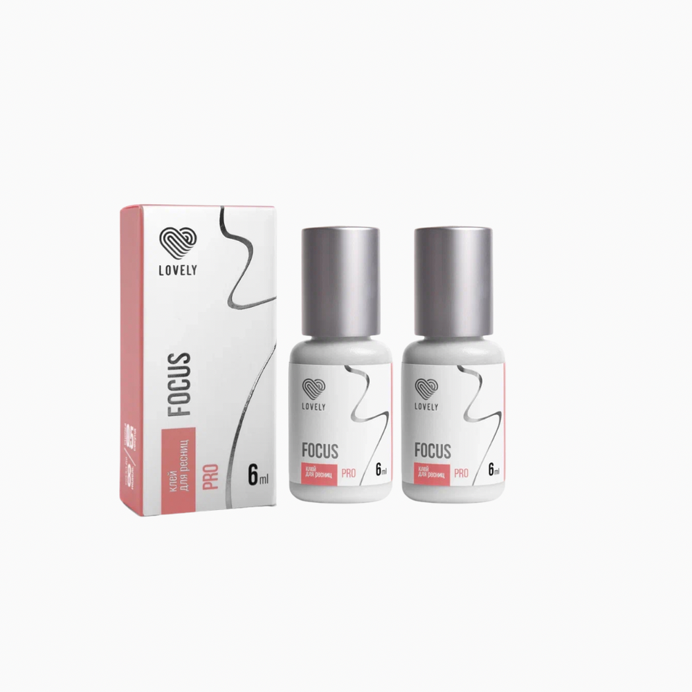 Focus PRO | דבק להלחמת ריסים 6 מ״ל 2 יח׳