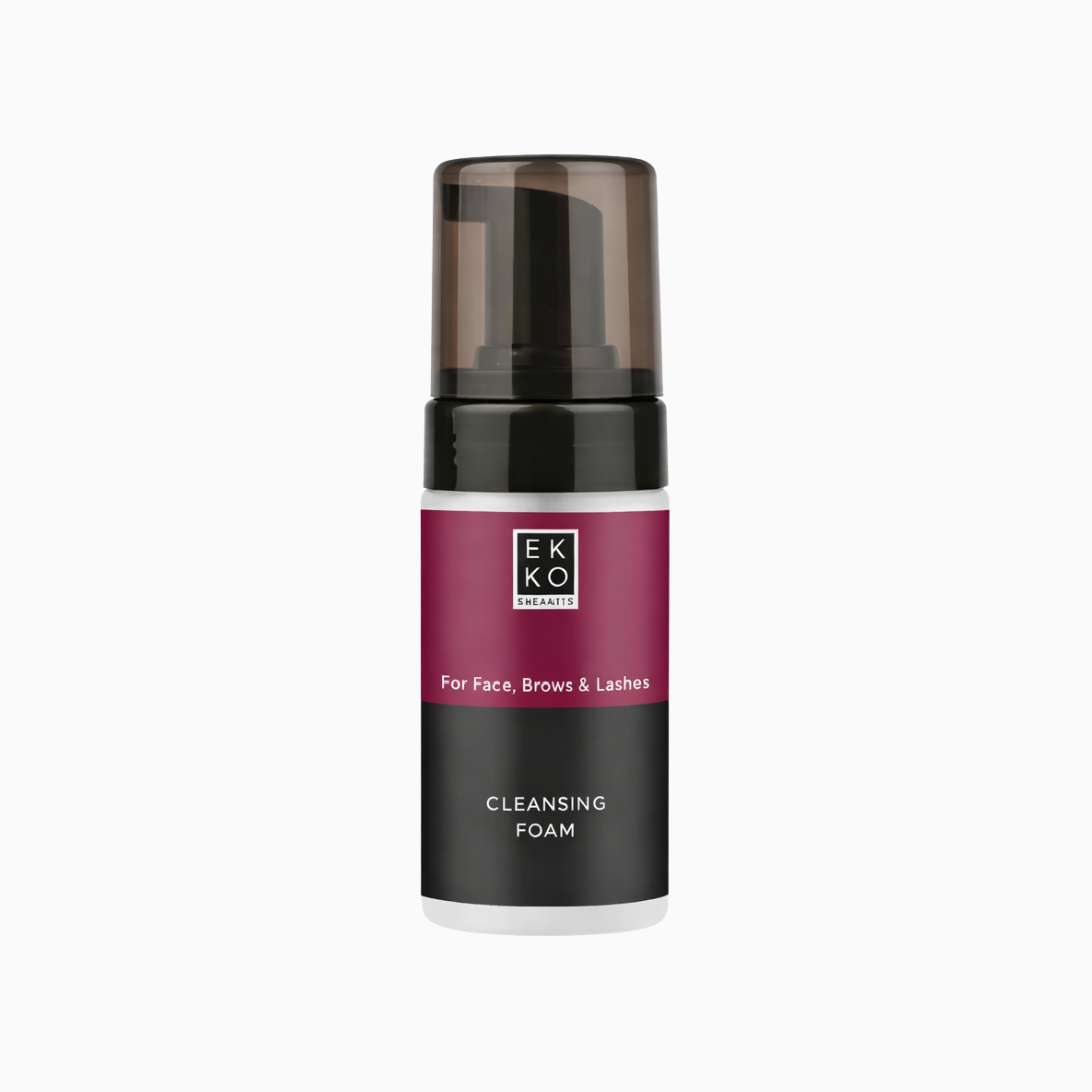 קצף ניקוי לגבות וריסים 100 מ״ל | EKKO Beaute