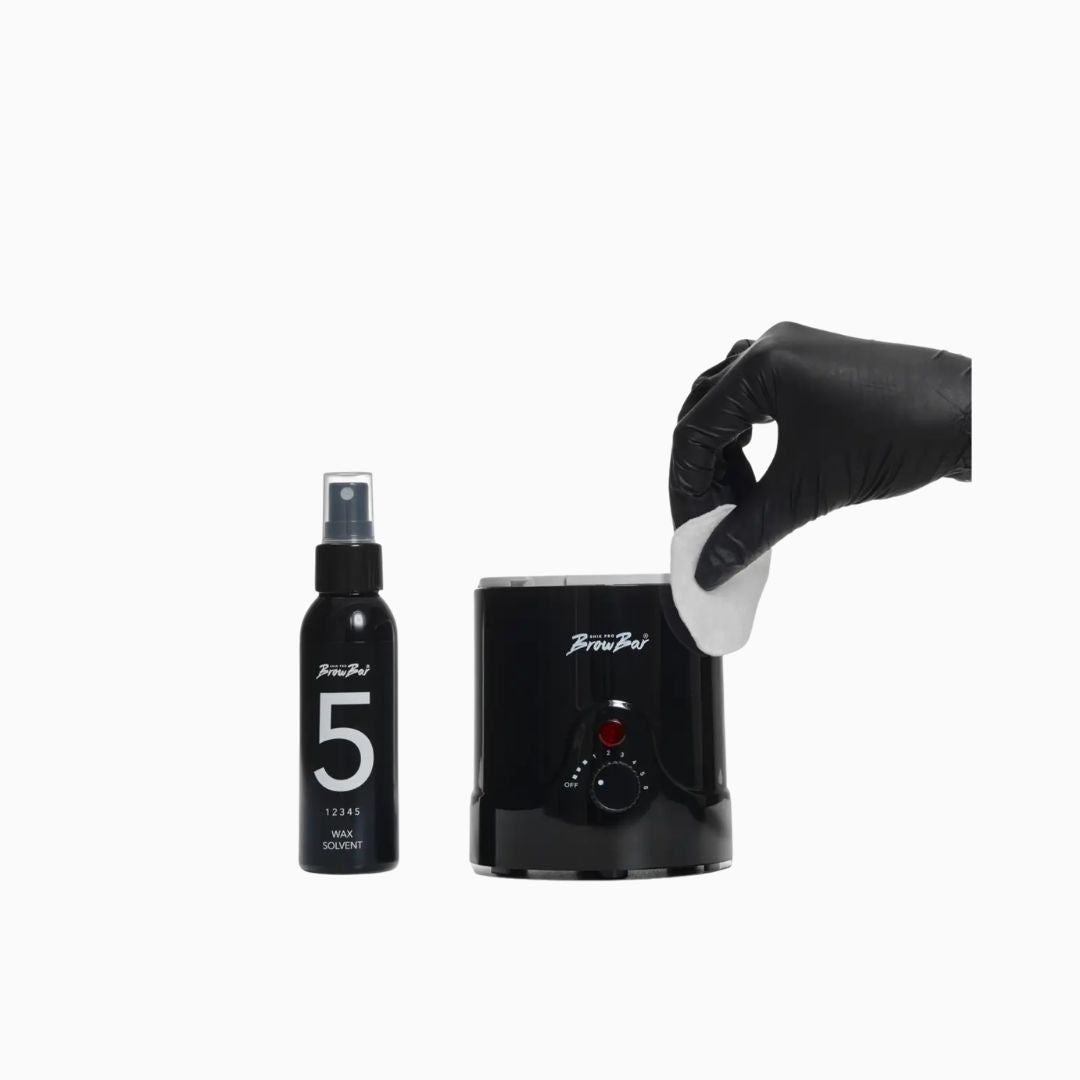 מסיר שאריות שעווה  לגבות | שלב 5