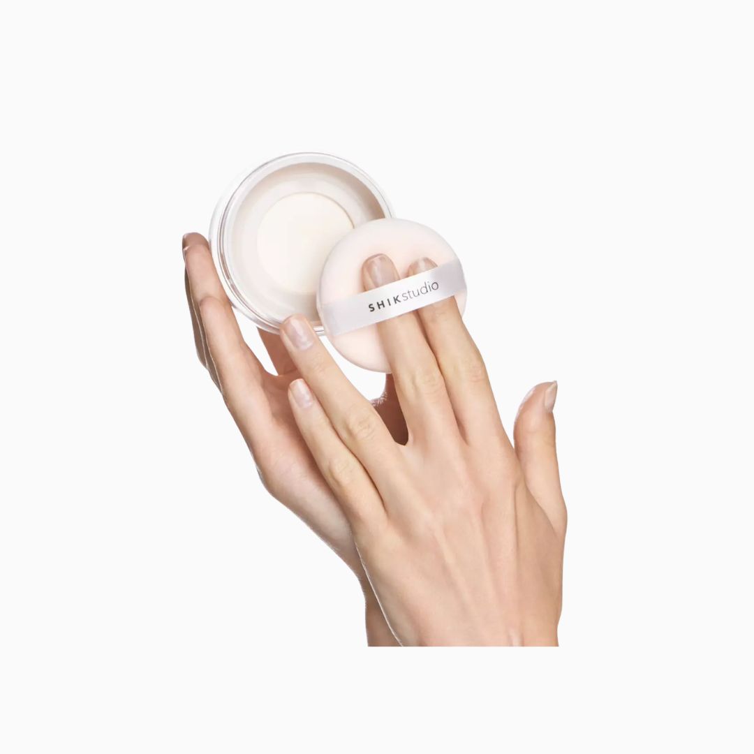 פודרה אבקתית מקבעת לפנים