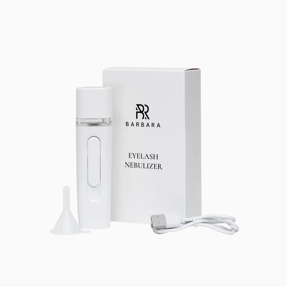 נבולייזר לריסים BARBARA עם טעינת USB לקיבוע דבק לאחר הלחמה
