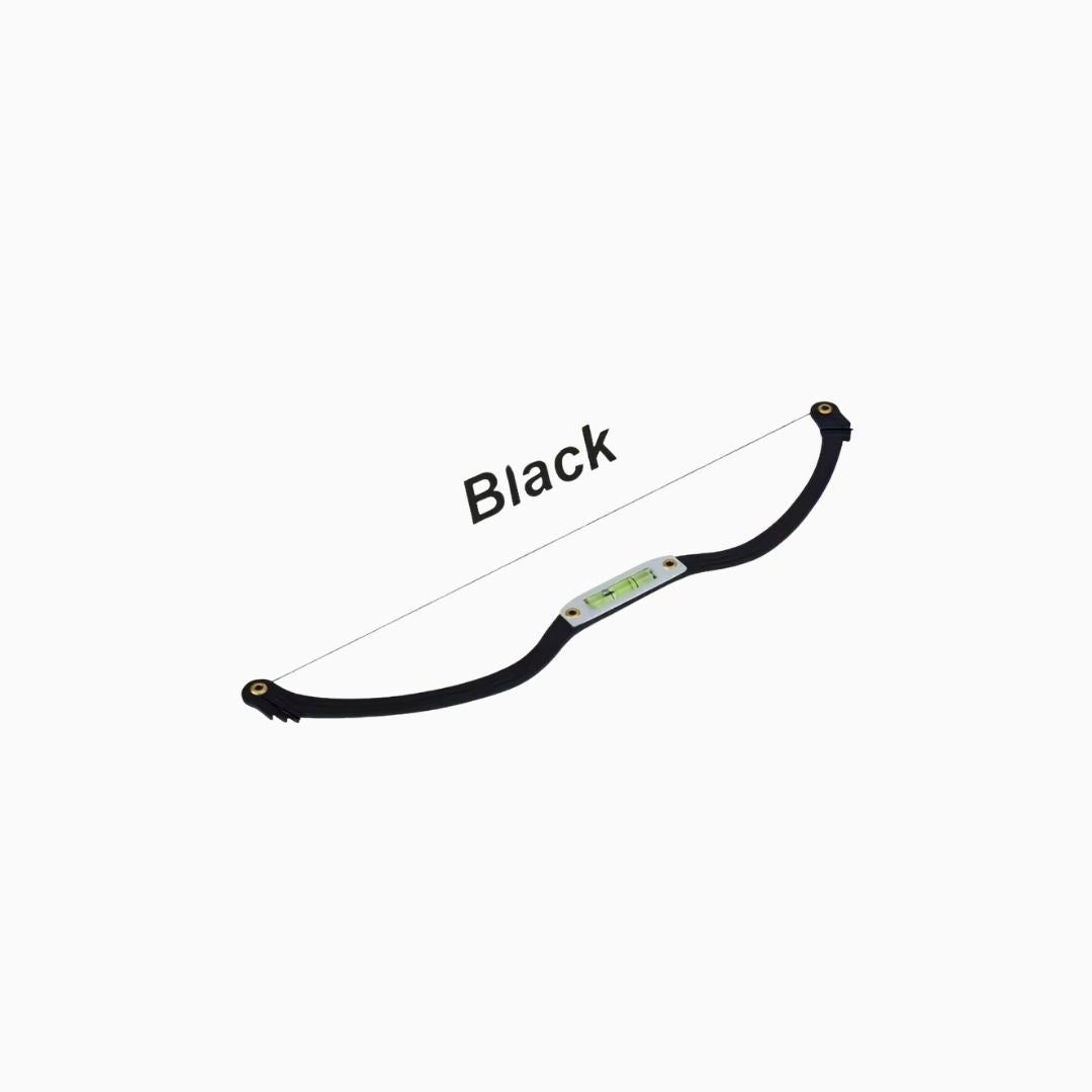 מד סימטריה שחור לגבות עם פלס מובנה למיפוי מדויק