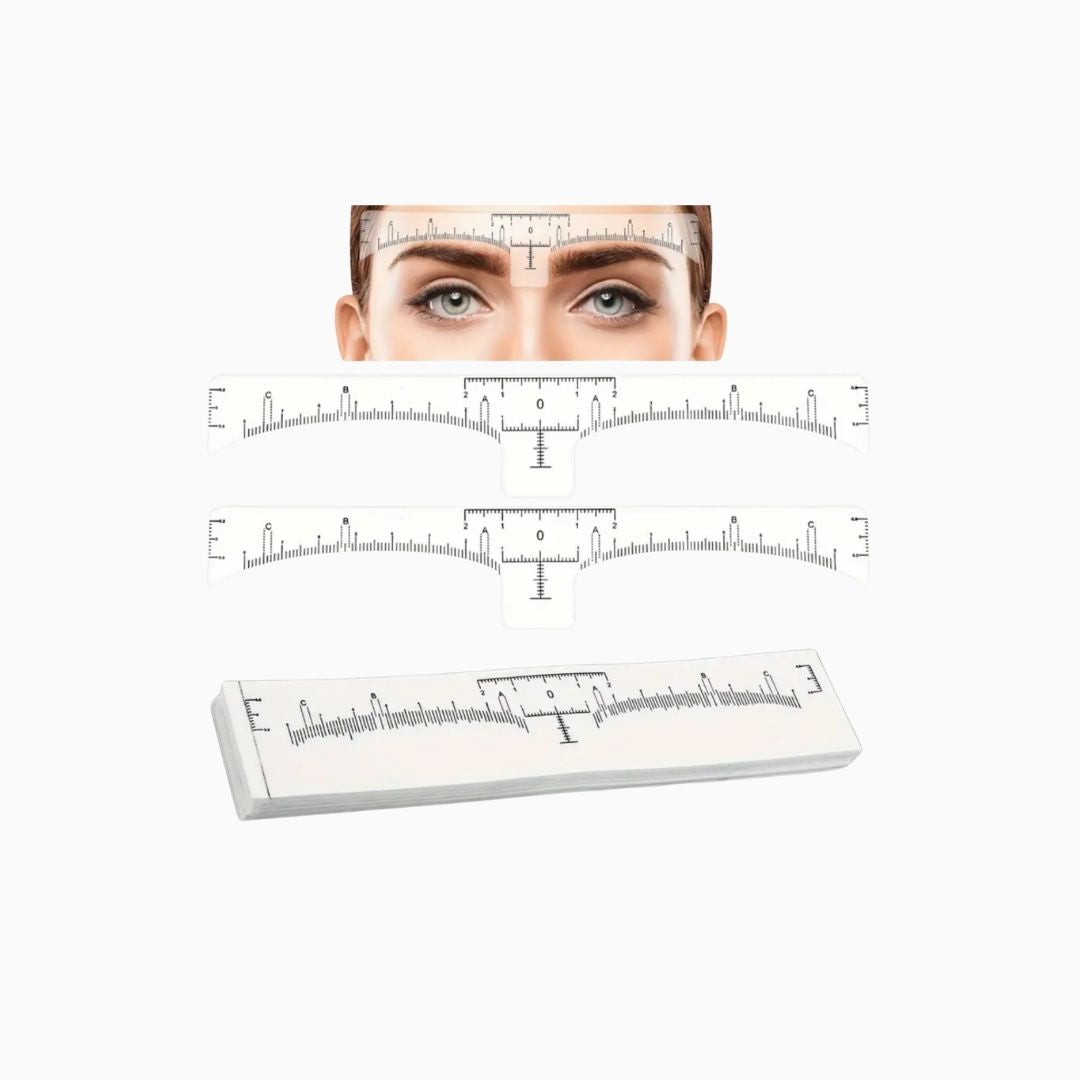 סרגלים חד פעמיים למיפוי גבות 25 יחידות