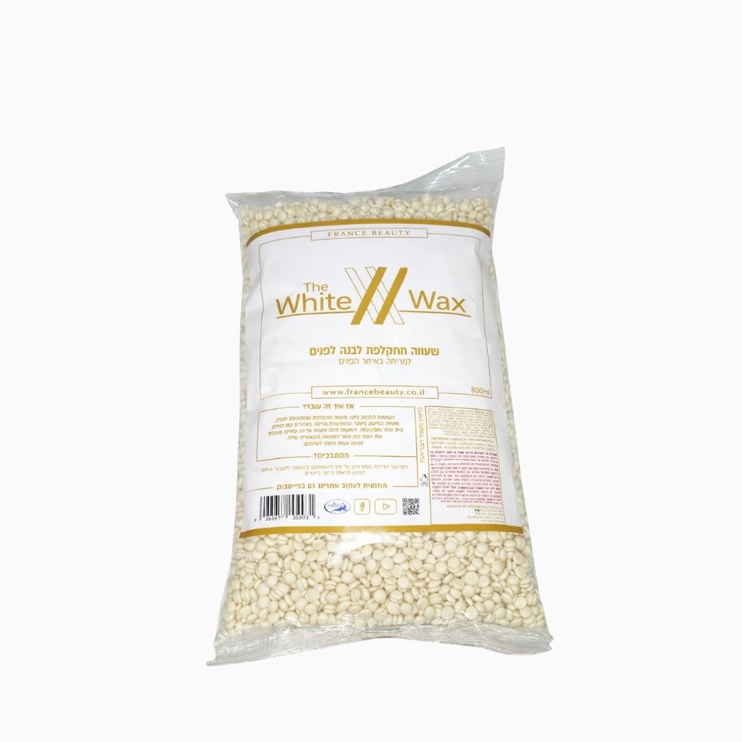 France Beauty The White Wax שעוות גרגירים מתקלפת 800 מ״ל