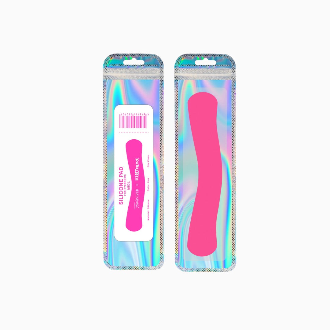 פד סיליקון FreiAviver בצבע ורוד ללמינציית גבות
