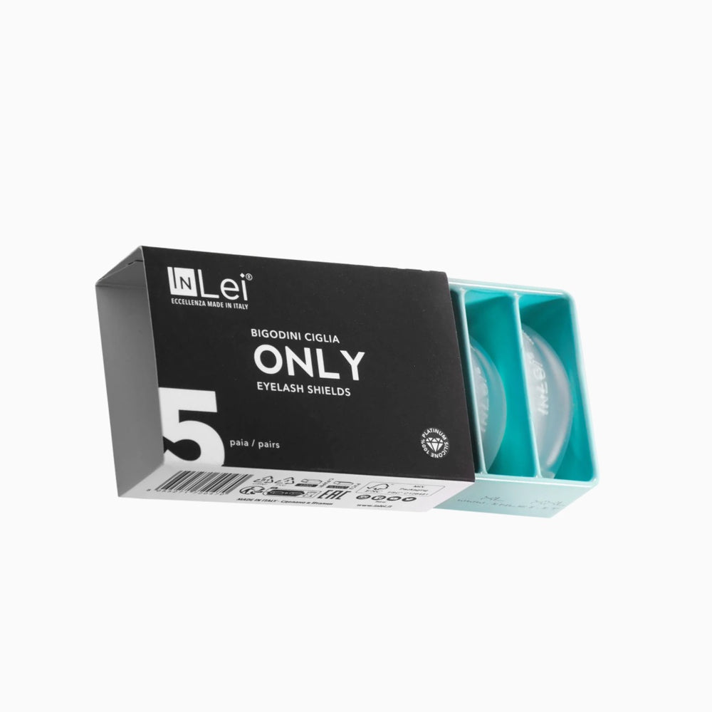 InLei ONLY סט שילדים מסיליקון פלטינה 5 זוגות S עד XXL להרמת ריסים
