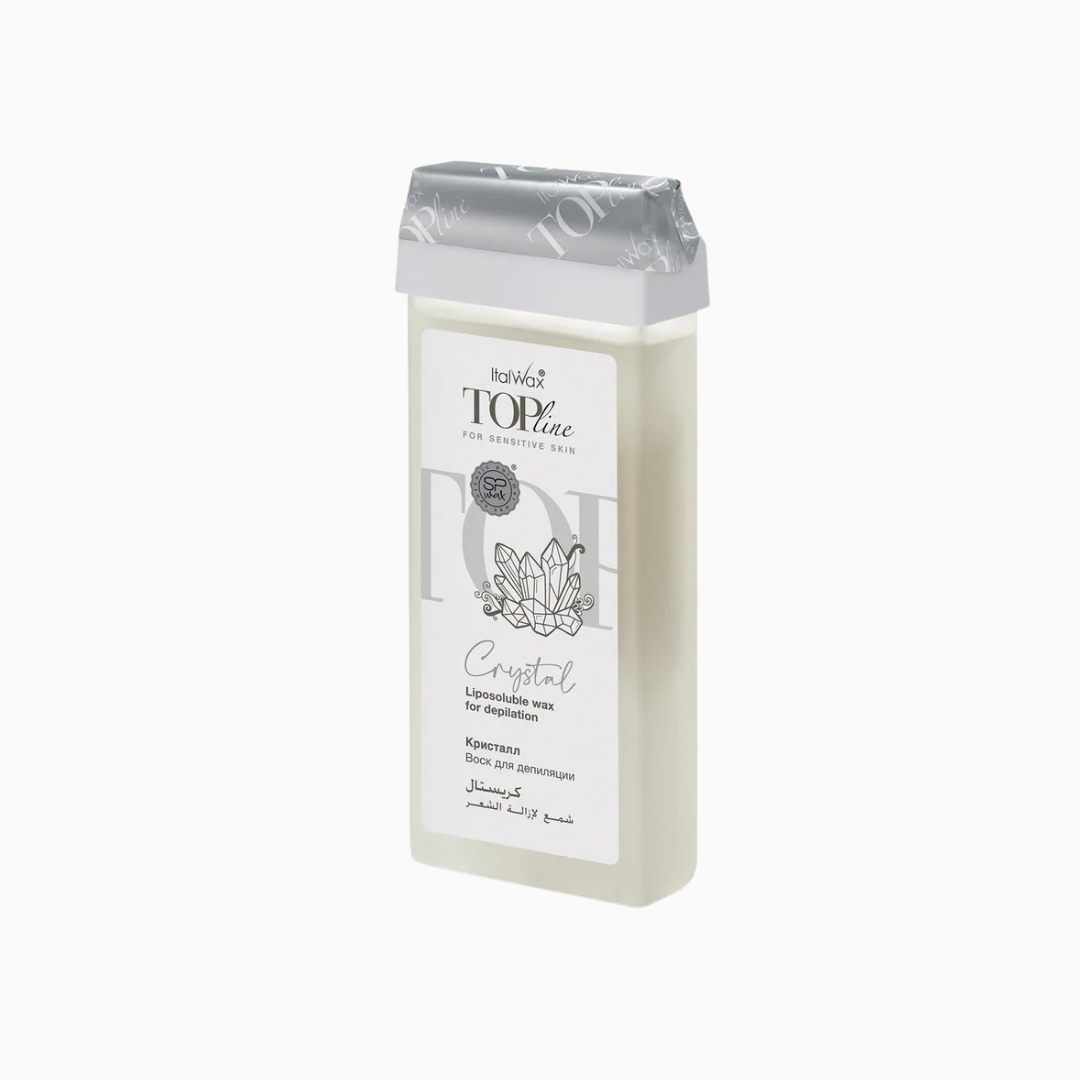 שעווה היברידית קריסטל Italwax במחסנית להסרת שיער קצר