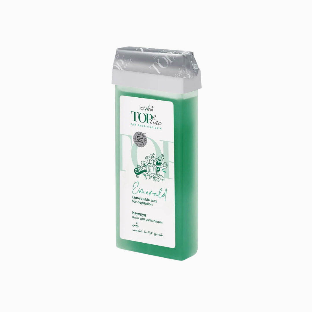 שעווה היברידית איזמרגד Italwax במחסנית להסרת שיער עדינה