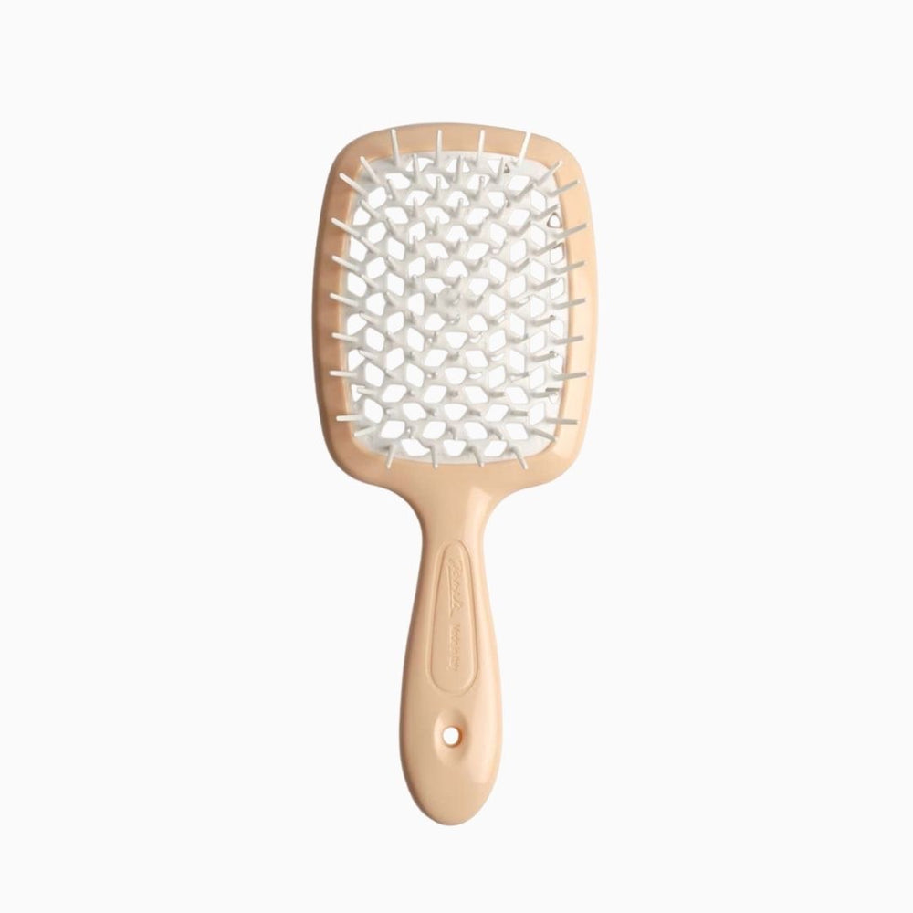 מברשת שיער Janeke Superbrush בצבע כתום בהיר מאווררת לייבוש מהיר
