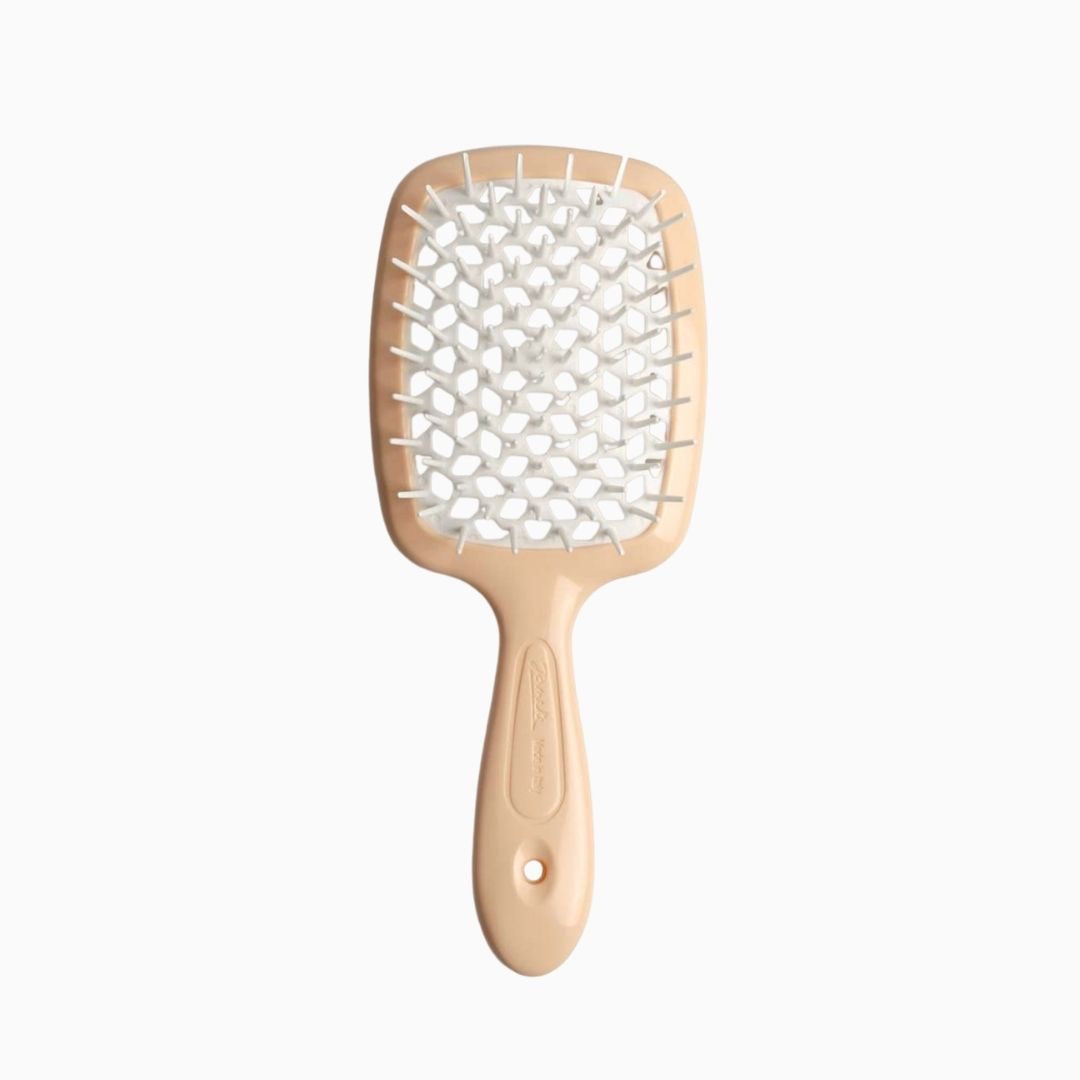 מברשת שיער Janeke Superbrush בצבע כתום בהיר מאווררת לייבוש מהיר
