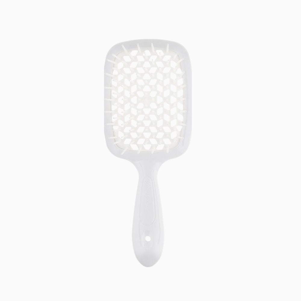 מברשת שיער Janeke Superbrush לבנה מאווררת לייבוש מהיר
