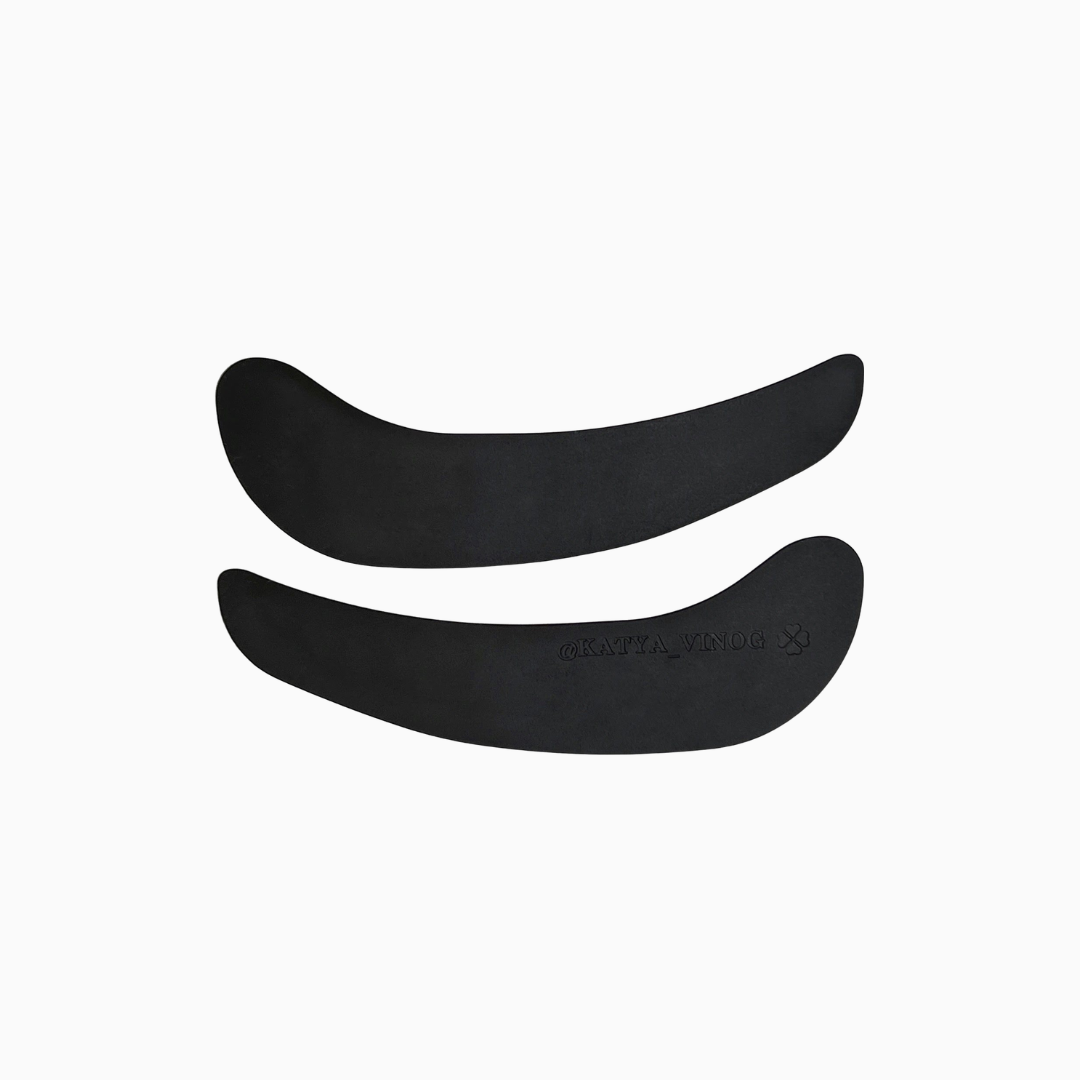 פאטצ'ים סיליקון שחורים Katya Vinog לבידוד ריסים תחתונים