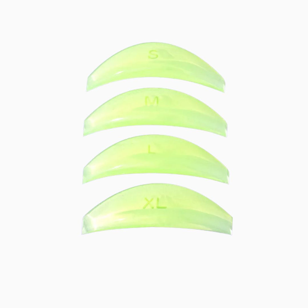 סיליקונים להרמת ריסים Killtrend ירוק שקוף סט 4 זוגות
