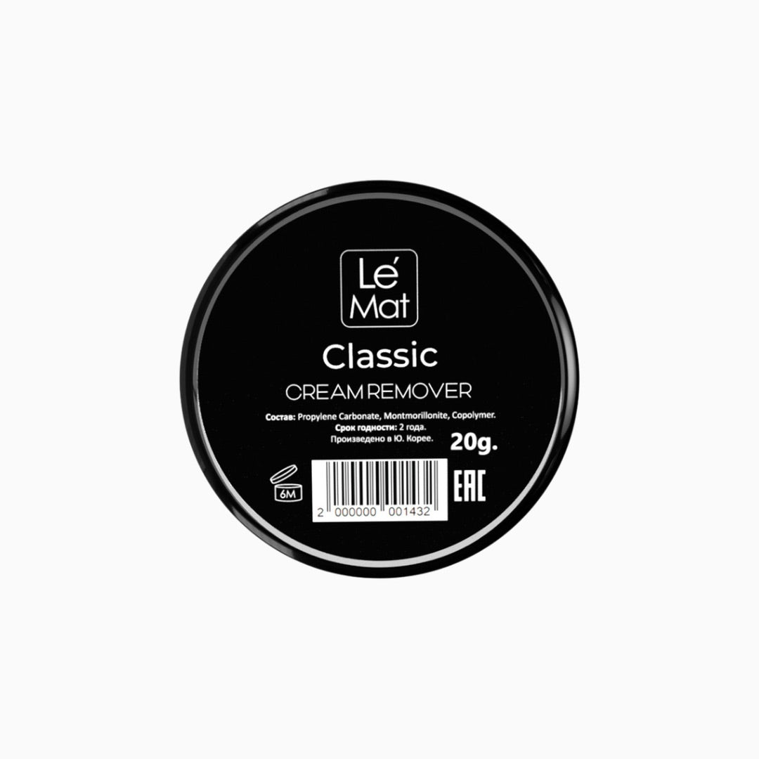רימובר קרמי מקצועי להסרת הלחמת ריסים – 20 גרם
