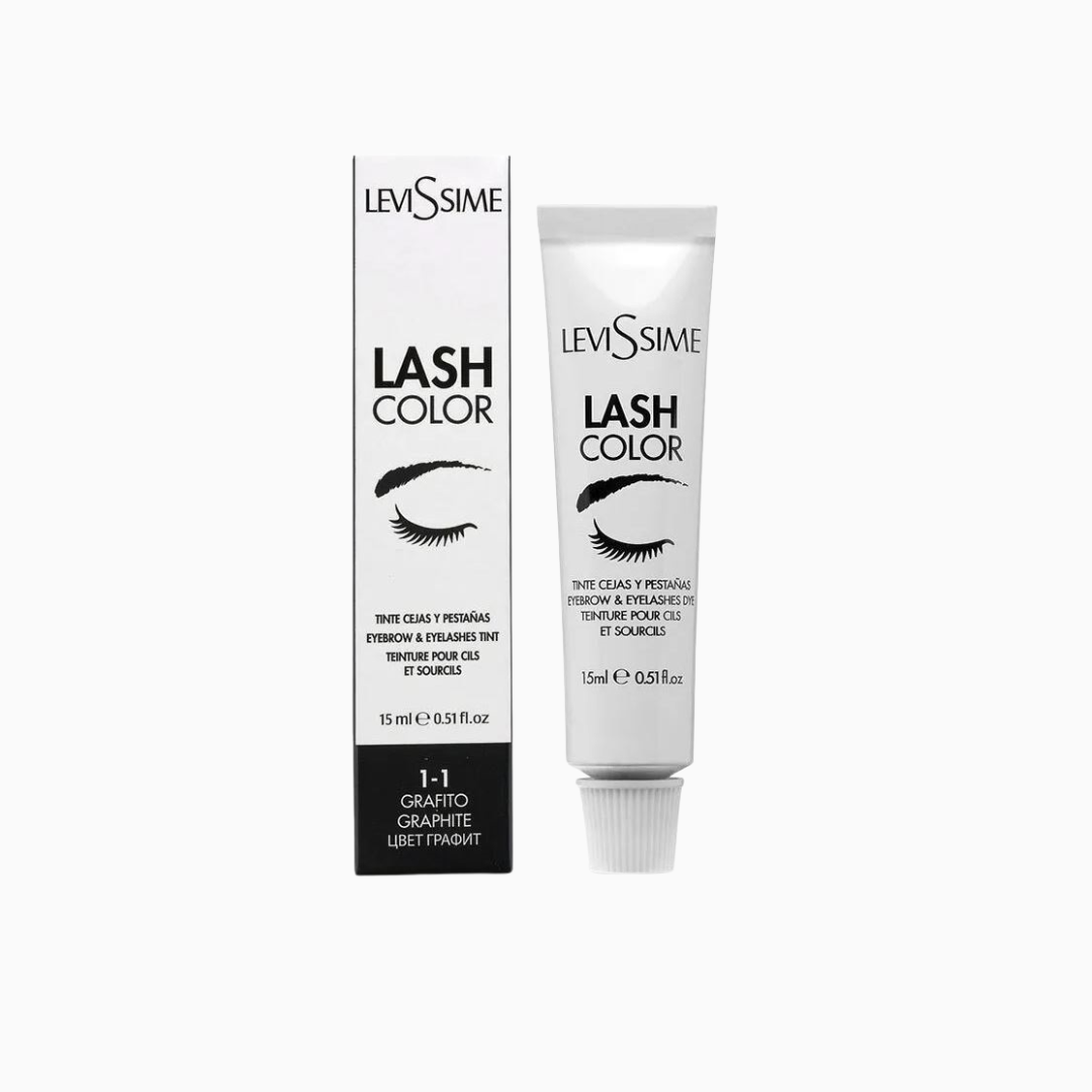 צבע מקצועי LeviSsime Lash Color № 1-1 גרפיט לריסים וגבות