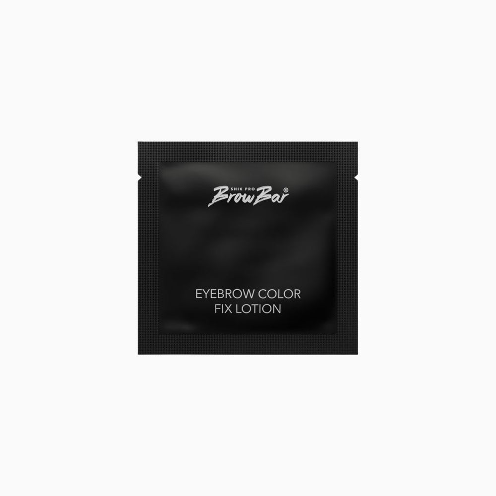 תחליב לקיבוע צבע גבות SHIK PRO Brow Bar באריזת שקית חד-פעמית שחורה

