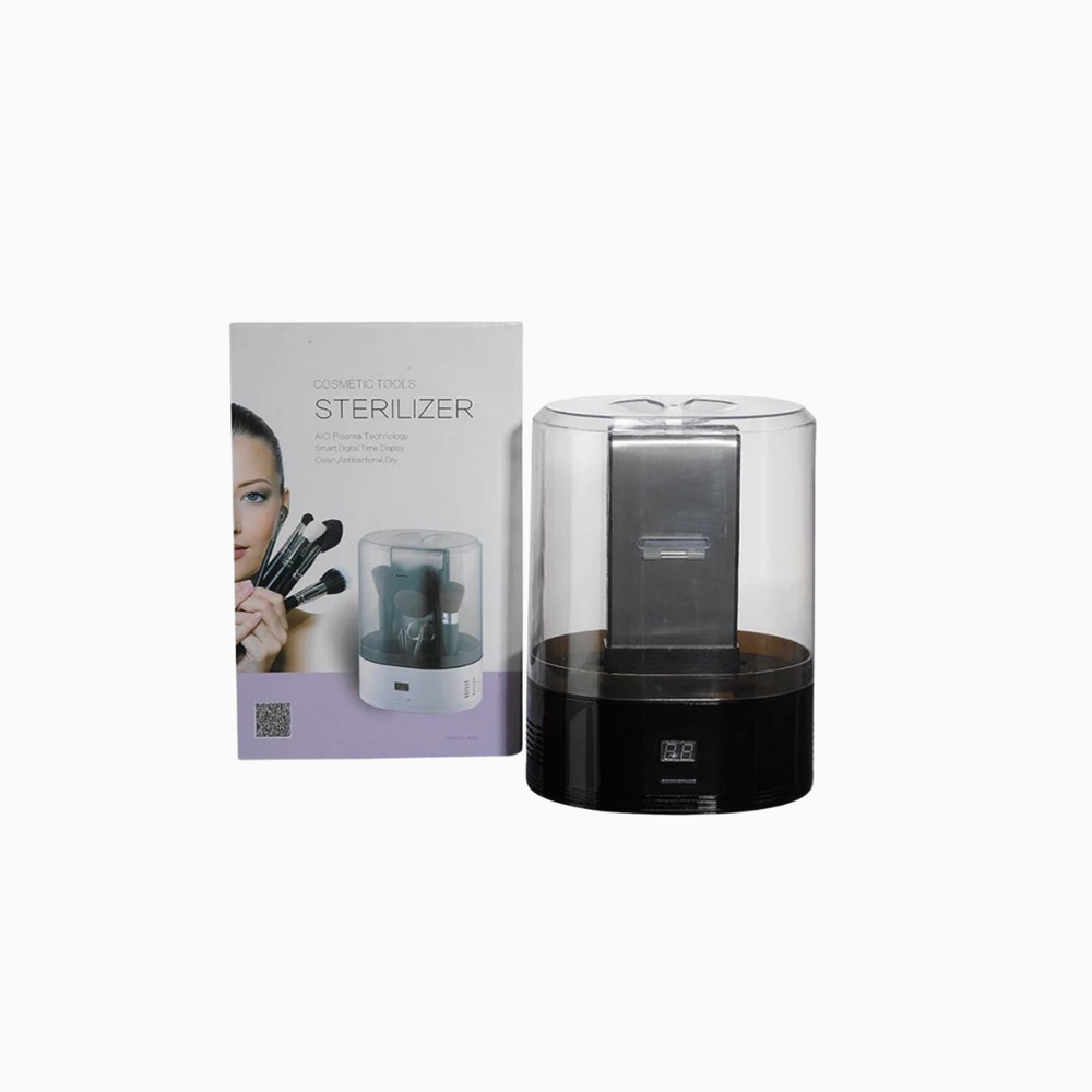 סטריליזטור UV למברשות איפור עם מסך דיגיטלי