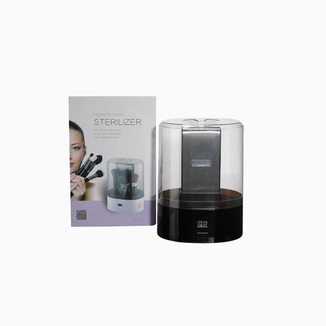 סטריליזטור UV למברשות איפור עם מסך דיגיטלי