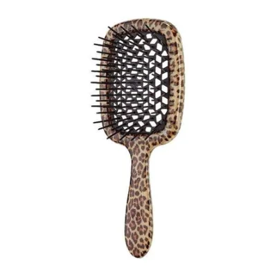 Janeke Superbrush Small Leopard with black