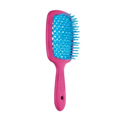 Janeke Superbrush Small Pink with blue