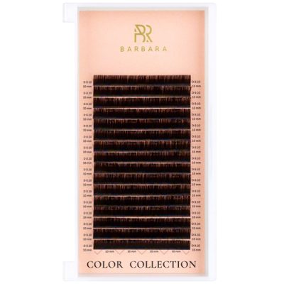 ריסים חום כהה Barbara “Dark chocolate” (Brown) ‎16 שורות C - MIX