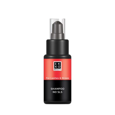 Безсульфатный шампунь для бровей и ресниц Ekko Beauty 50 мл