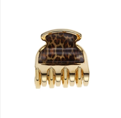 Janeke Hair-Clip Leopard 5,5×5 cm