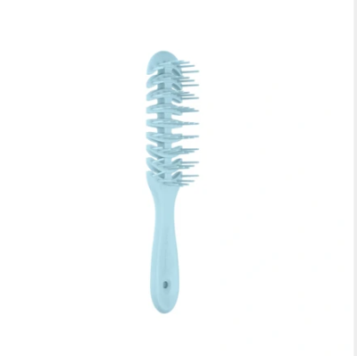 Janeke Rectangular Spider Hairbrush Blue